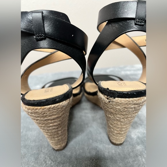 Michael Kors Black Wedge Sandals - Picture 8 of 8